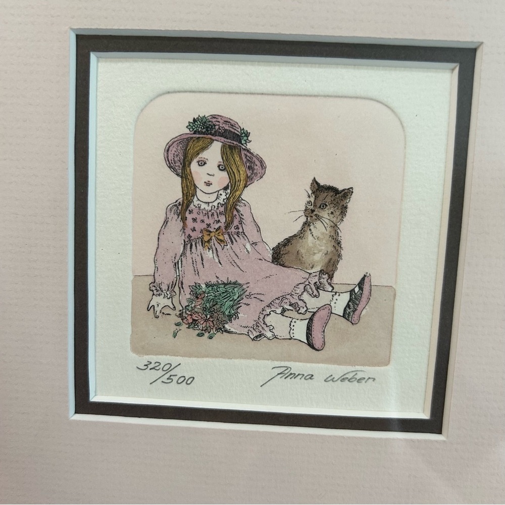 Samantha by Anna Weber signed print 320/500 framed - Picture 4 of 5